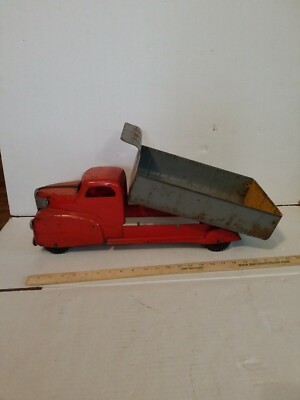 【新品】marx toys HEAVY GAUGE STEEL TRUCKS MARX DUMP TRUCK LARGE 22