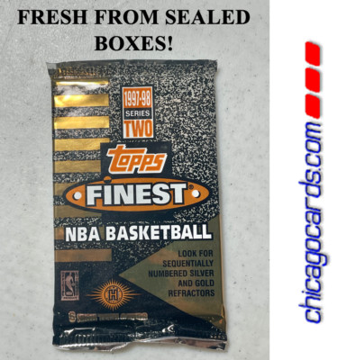 1997-98 Finest Series-2 Hobby PACK Look4 Kobe Bryant Jordan Gold Embos Refractor