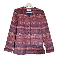 Vtg Kasper For Asl 80s Blazer With Pockets. Sz Uk 8 19.5" Ptp Shoulder Pads