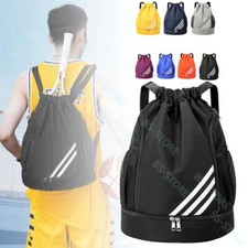 Drawstring Backpack Rucksack Bag Sport Gym Waterproof Sack Pack Bag Gym Bag