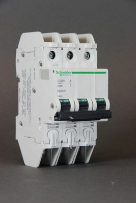 Schneider Electric 3P Circuit Breaker 20A C-Char. Multi9 C60