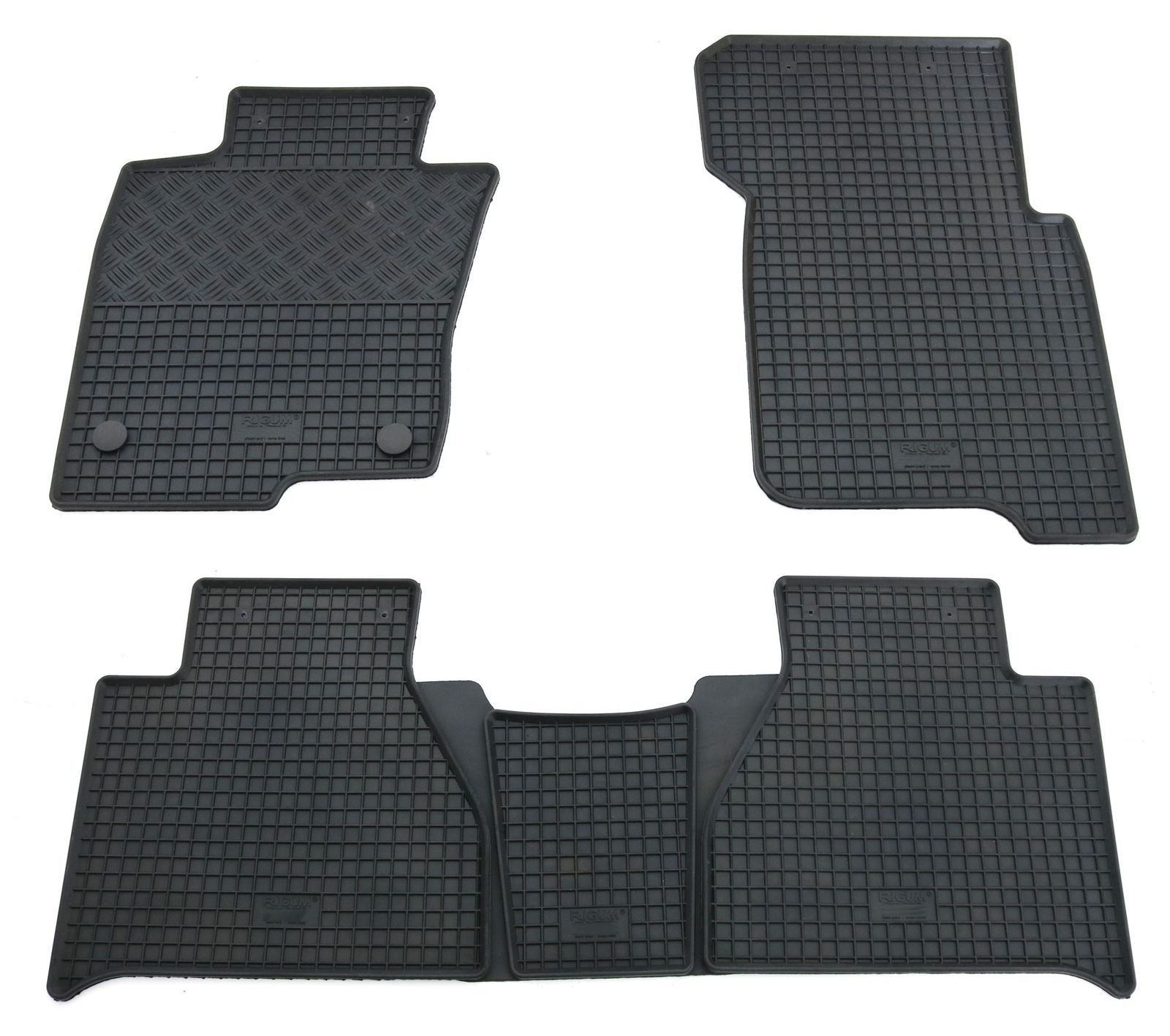 Gummifußmatten для Mercedes X-Klasse 470 ab 2018- Форма паспорта для Mercedes X-Klasse Gummimatten