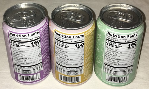 Asha Hello Kitty Boba Milk Tea Taro Thai Matcha (Lot of 3 Cans) 5oth Anniversary - Picture 4 of 5