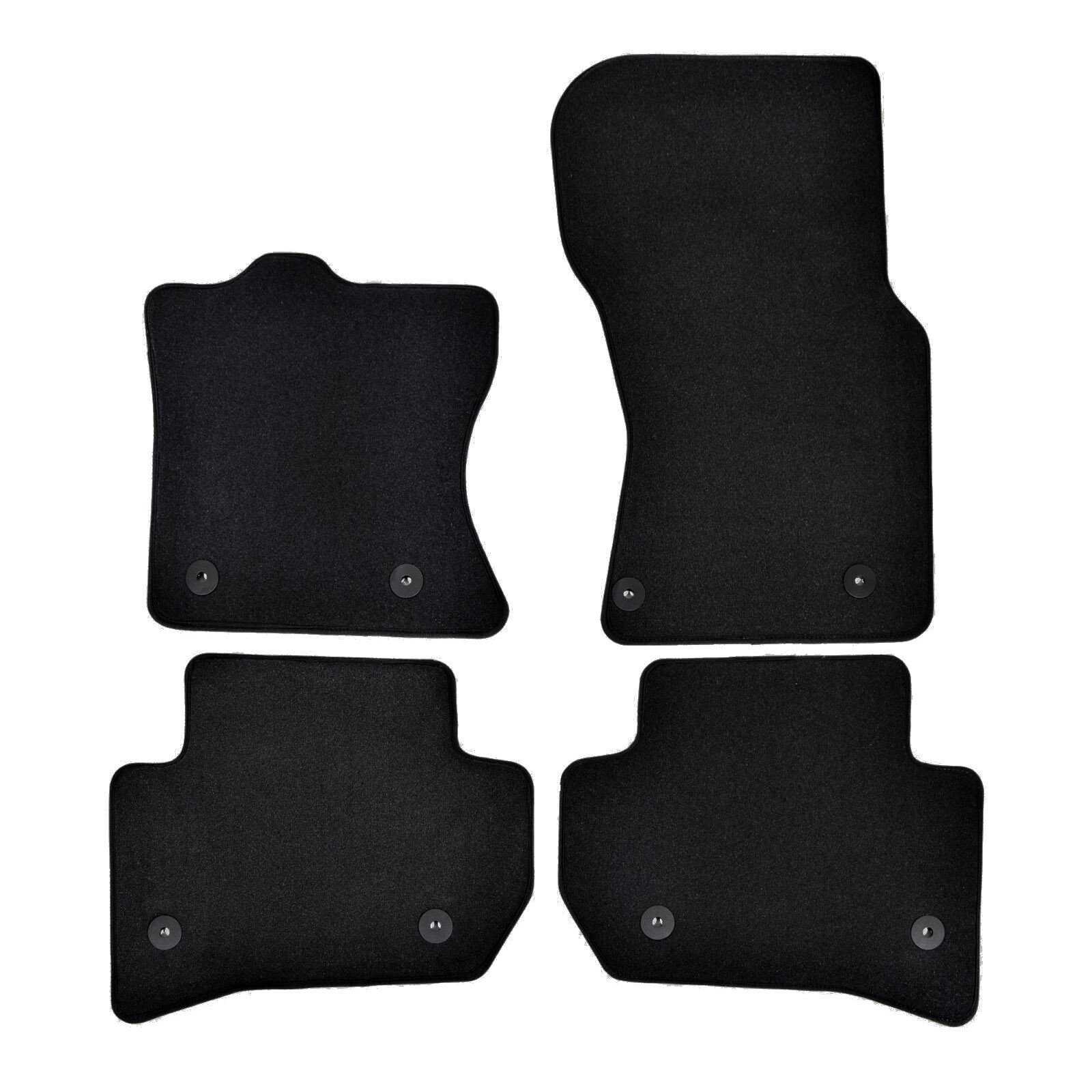 Tapis de sol en velours Jaguar F-Pace depuis 2018 kit 4 pièces noir