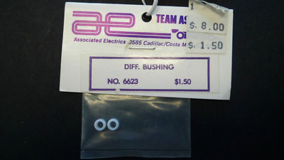 NOS Team Associated Diff Bushing Vintage RC 10 RC10 6623 Differential ￼gold Pan