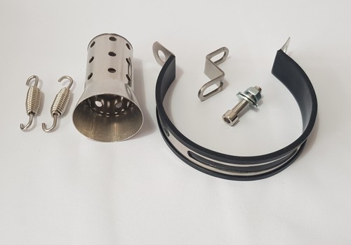 2017-2020 KTM Duke 125 200 390 GP MATT BLACK exhaust silencer can pipe RC390 - Picture 7 of 10