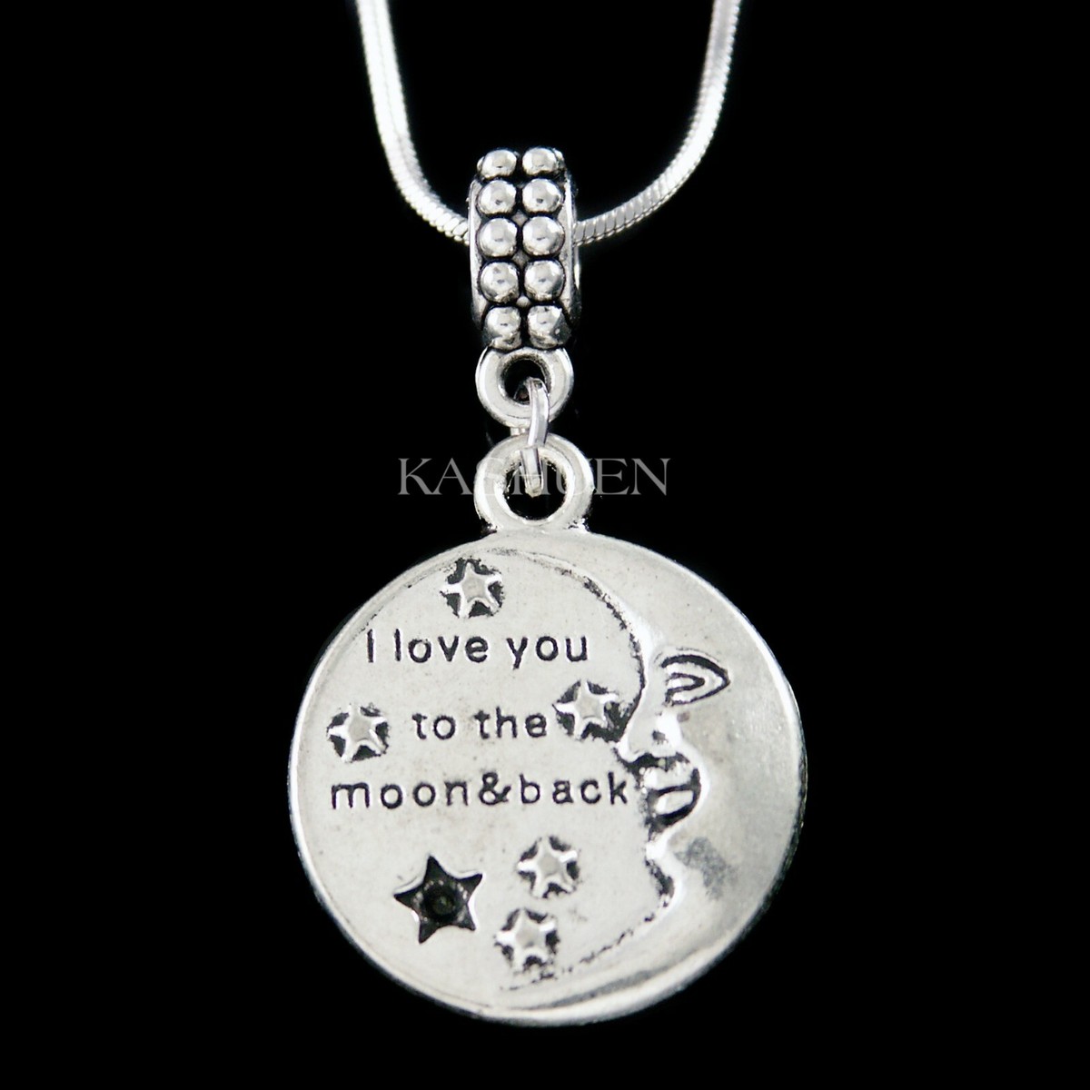 I Love You to the Moon and Back Celestial Stars Necklace Jewelry