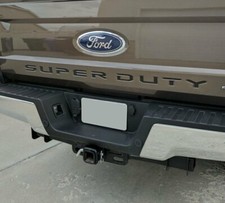Black Tailgate Insert Letters Decal Vinyl For Ford F-250 F-350 Super Duty 17-21
