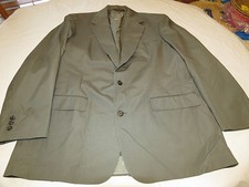 Brooks Brothers 2 button blazer jacket  43L grey gray Mens GUC@