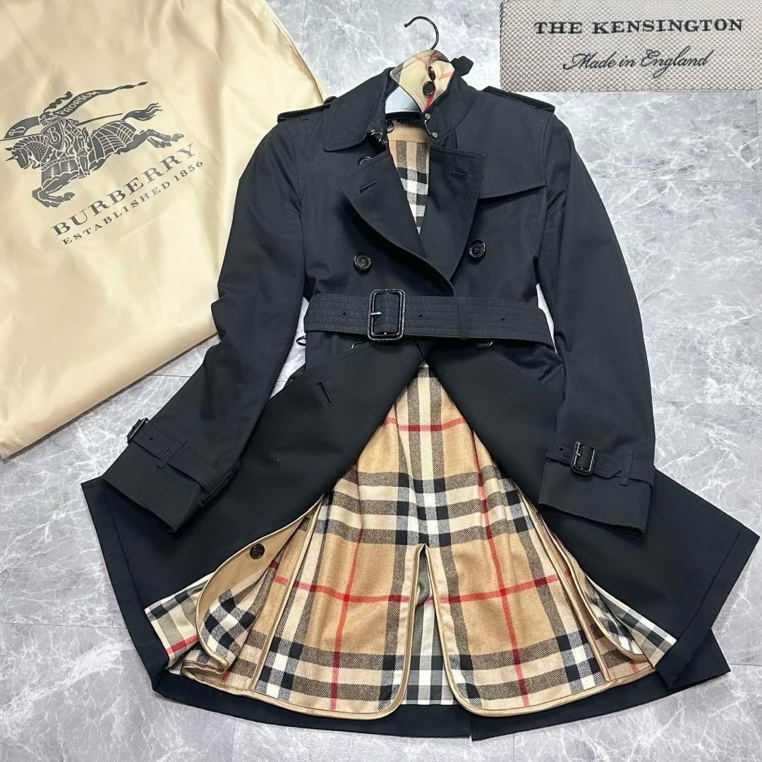 Authentic Burberry Kensington Trench Coat Cotton Cashmere Authentic Burberry Kensington Trench Coat Cotton Cashmere