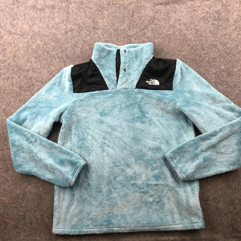 north-face full zip fleece outdoors casual preppy jacket