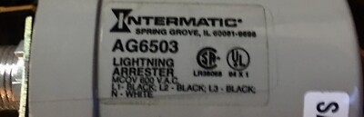 Intermatic AG6503 Surge Arrester 600V
