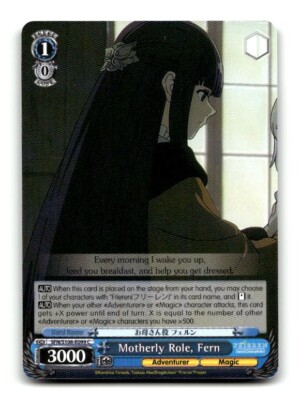 Weiss Schwarz Frieren Beyond Journeys End Motherly Role, Fern SFN/S108-E099