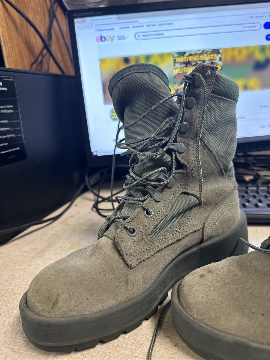 WELLCO Air Force TW Size 7.0 RF Gray Green Military Combat  display picture 2