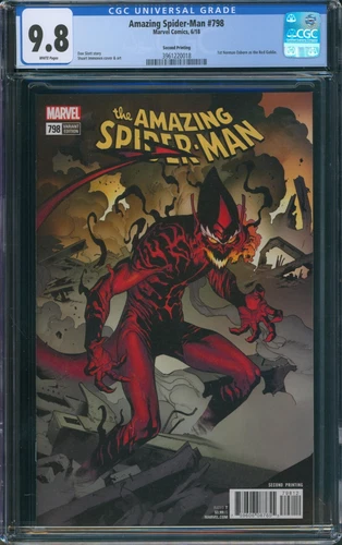 Amazing Spider-Man #798 2nd Printing - CGC 9.8 NM/M - 1st Red Goblin!!!
