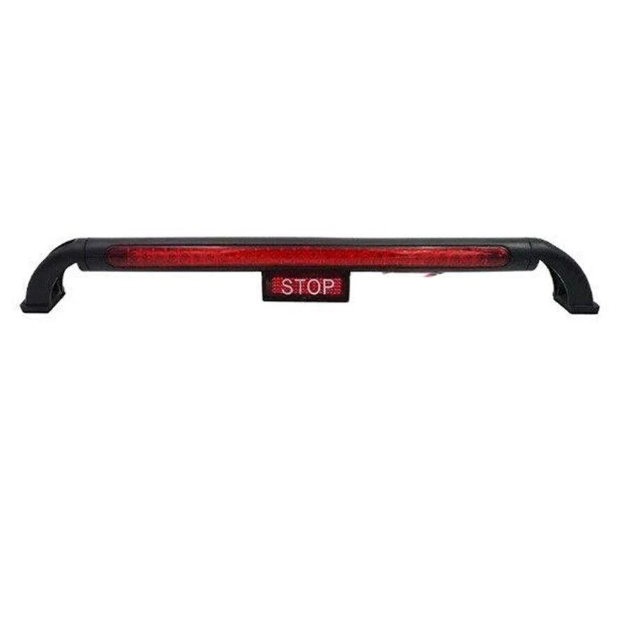 Lámpara de advertencia de parada de tercera luz de freno roja 28 LED de montaje alto trasero modificado para coche 12V Foto 4 de 4