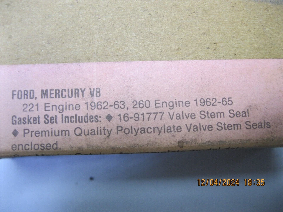 Engine Valve Stem Oil Seal Set Fel-Pro SS 72616-1 Foto 4 de 4