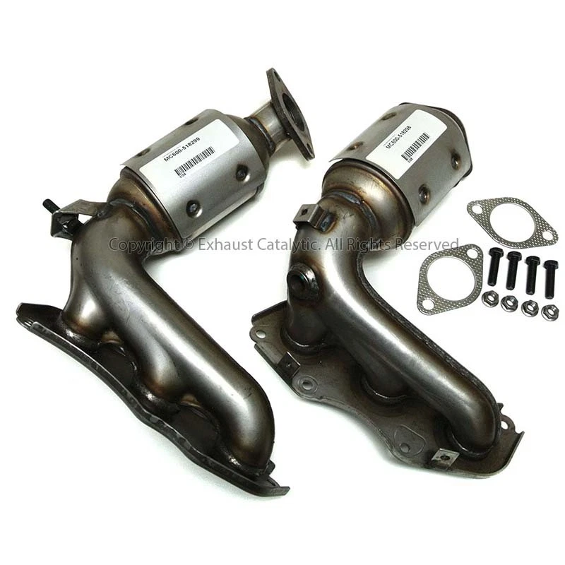 2007-2009 LEXUS RX350 3.5L Manifold Catalytic Converters 2 PIECES PAIR  — 第 2/4 张图片
