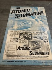 1959 The Atomic Submarine Pressbook (B)
