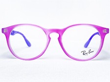 NEW Ray Ban Junior RB1554 3672 Childrens Rubber Violet Eyeglasses Frames 46/16
