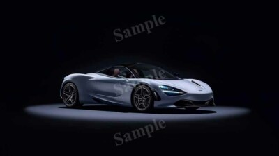 Mclaren 720S Coupe Silver 2017 High Res Wall Decor Print Photo Poster
