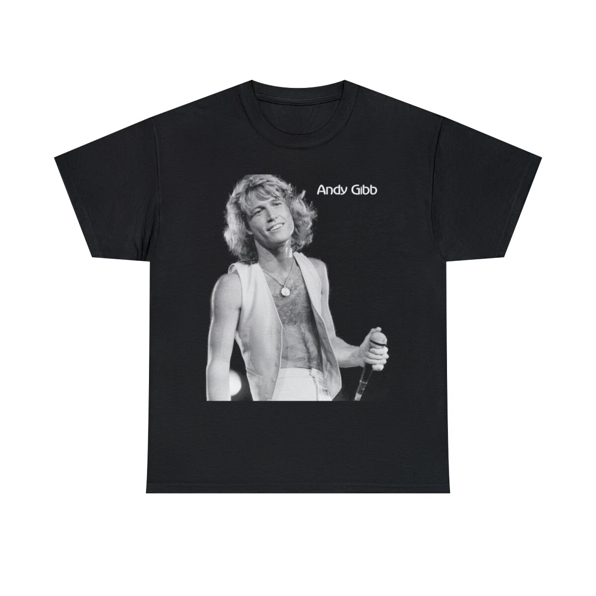 Andy Gibb retro 70's Bee Gees Short Sleeve Tee