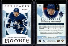 2022-23 Upper Deck Artifacts Ruby Rookie #173 Nicholas Abruzzese /499