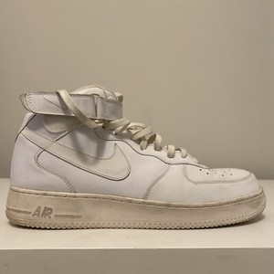 Nike Air Force 1 AF1 Mid '07 Triple White AF1 315123-111 Mens Size 15 EUC  Rare 883412741354 | eBay
