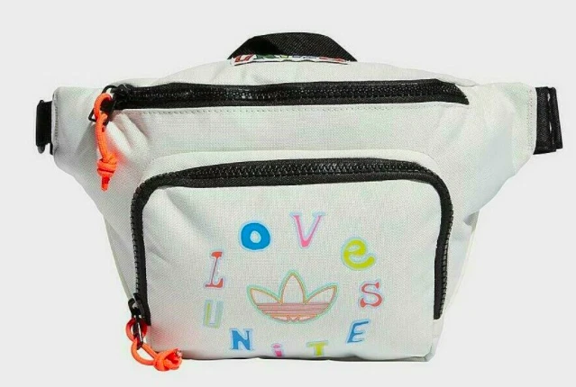 White adidas 2025 fanny pack