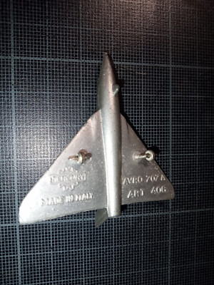 Mercury Toys 406 Avro 707 A Aircraft made in Italy rare