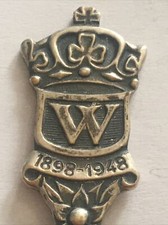 Vintage  Spoon Collectible 1898-1948 50 Years Queen Wilhelmina Dutch 4 5/8”