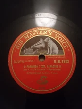 Beniamino Gigli: O Paradiso! ("L'Africana")/M'Appari ("Marta") 12" shellac 78rpm