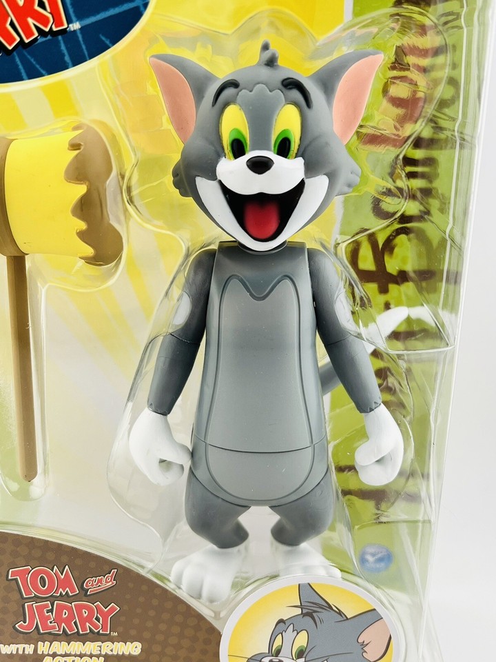 Tom Hammering Action Figure HannaBarbera Tom & Jerry Cartoons