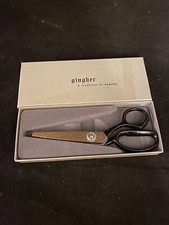 Vintage GINGHER Pinking Shears Scissors In Original Box Sewing Tool