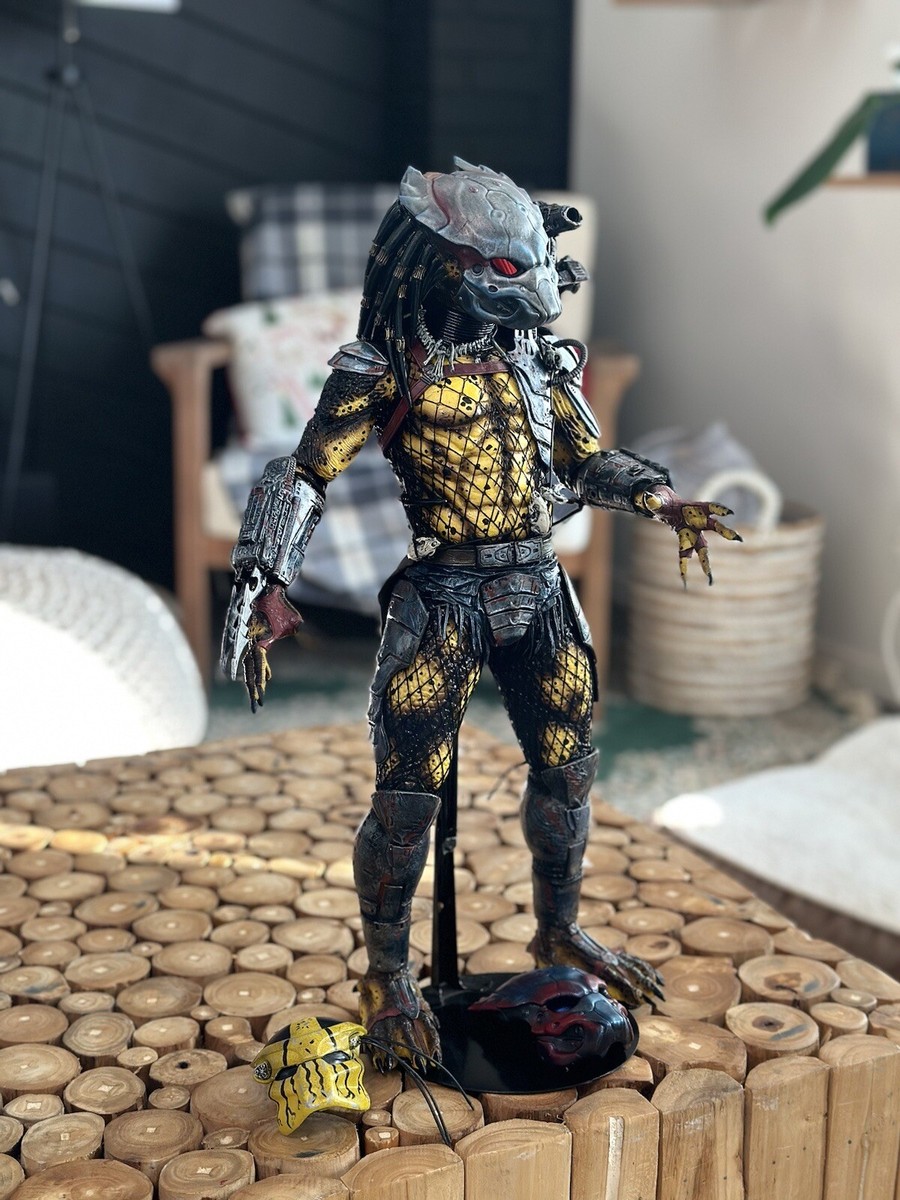 necaプレデター用カスタムマスク Custom 1/4 Elite Predator Mask For Neca Jungle Hunter