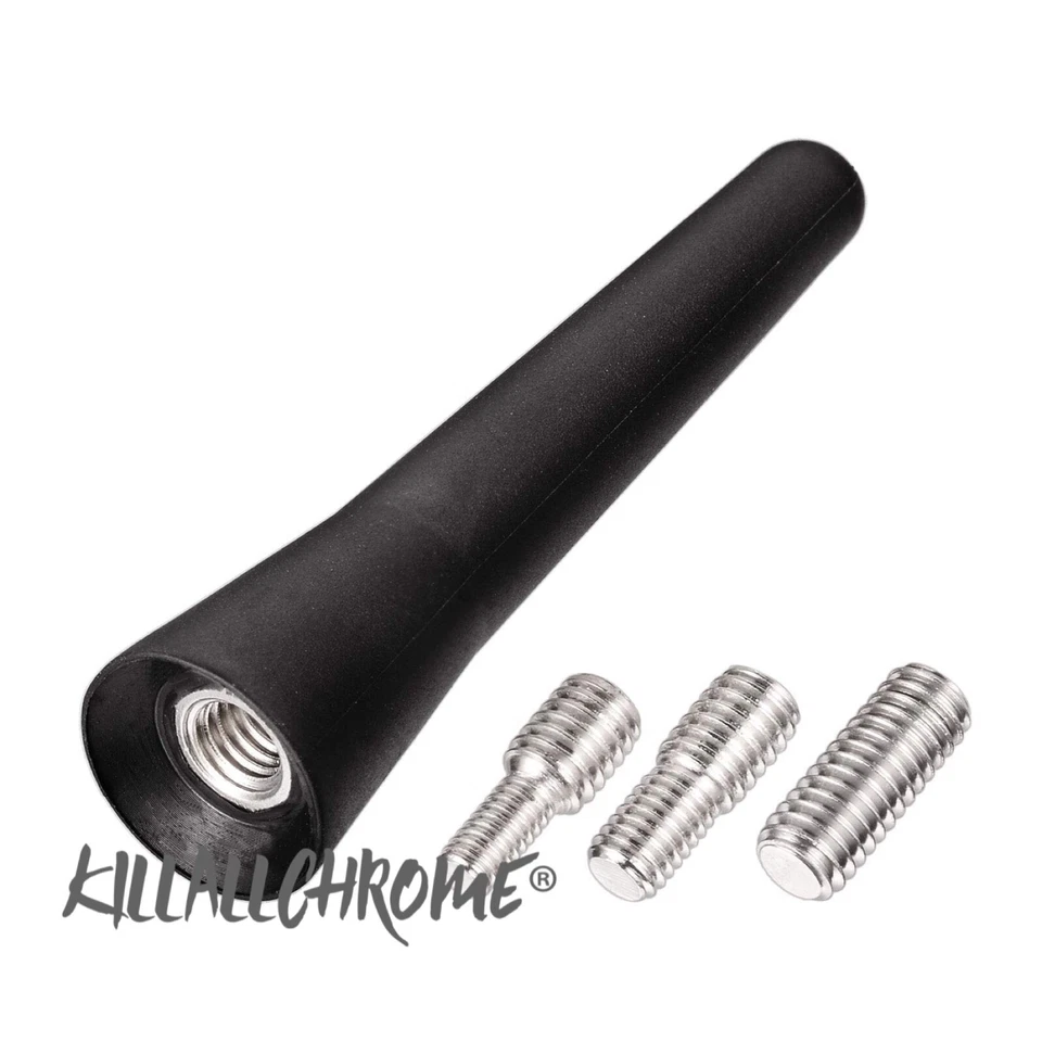 KILLALLCHROME Ultra Stubby Aerial Black R53 R56 F56 R55 R50 Abarth 500 595 695 F55 F57 F54