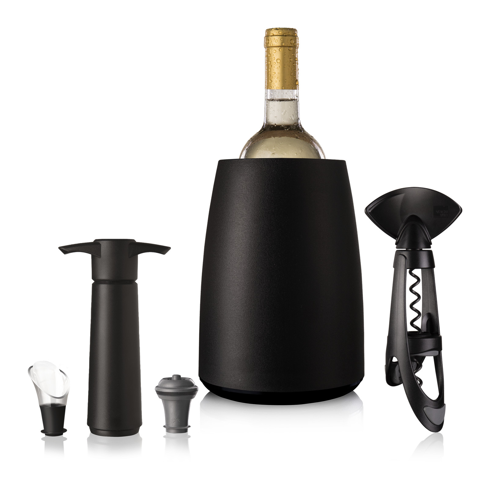 Vacu Vin Wine Set, Corkscrew, Wine Saver, Wine Server, Wine Cooler Elegant
