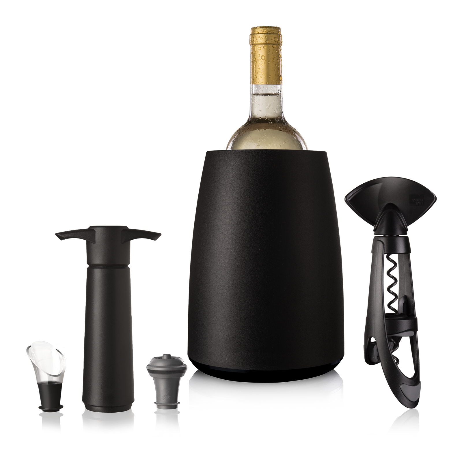 Vacu Vin Wine Set, Corkscrew, Wine Saver, Wine Server, Wine Cooler Elegant