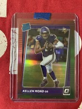 2021 Panini Donruss Optic Red Green Kellen Mond #P-256 Rookie Card RC. rookie card picture