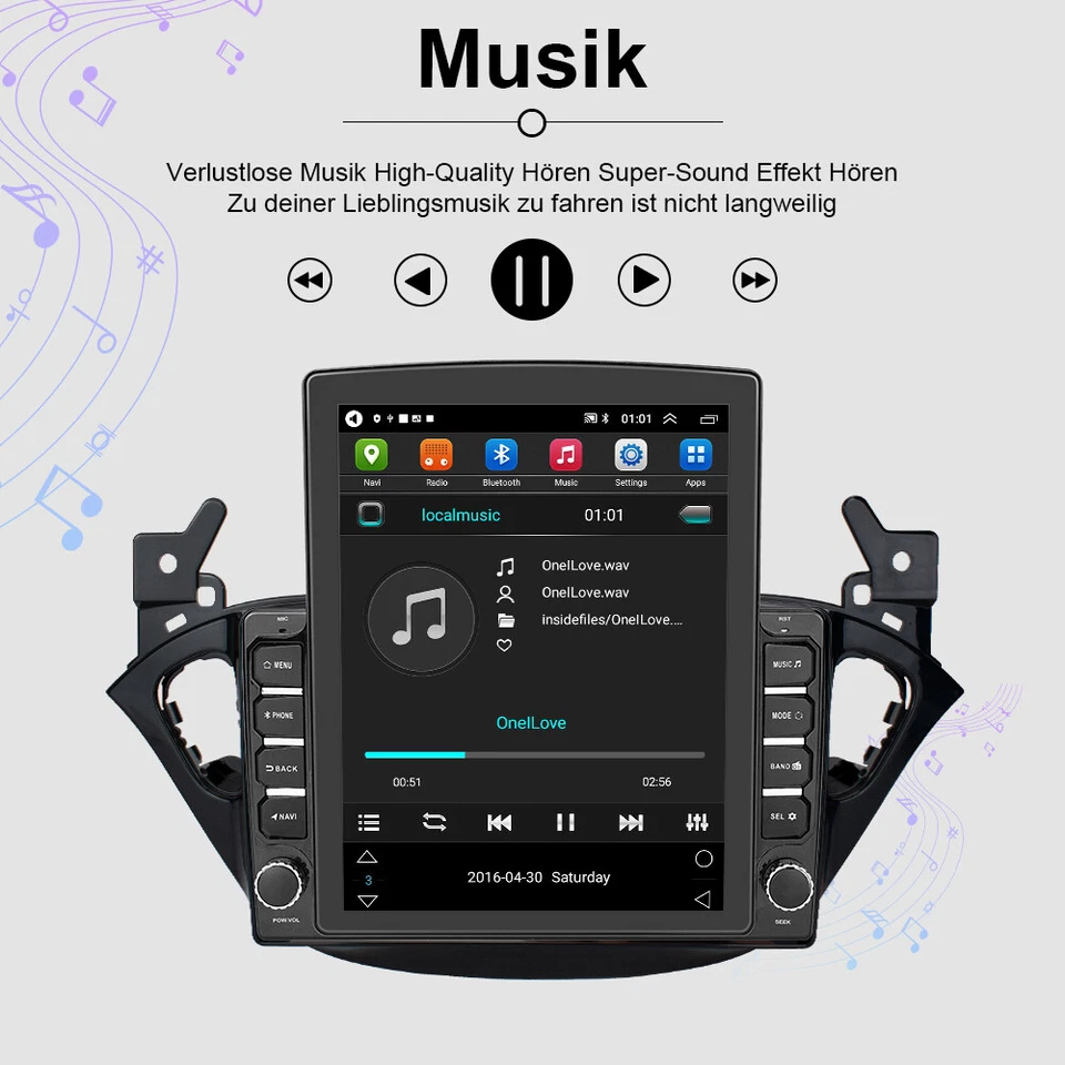 9.7" Für Opel Corsa E 2015-2019 Android 13 Carplay Autoradio GPS Navi WIFI 64GB - Bild 2 von 4