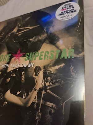 *SEALED* PINK VINYL LP HARDCORE SUPERSTAR - C'MON TAKE ON ME GATEFOLD NUMBERED