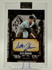 Wild Card Seth Johnson Auto 1/1 Baseball