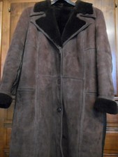 Manteau mouton retourné vintage taille 52