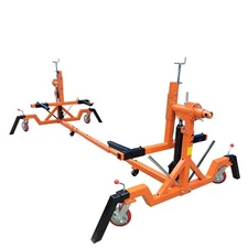 Mobile Car Rotisserie 4000LB Car Rollover Rack 145-240in Extendable TurnoverRack