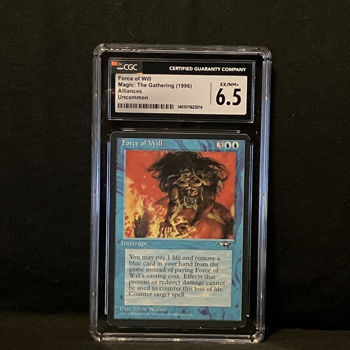 Force of Will Alliances LP EX/NM+ CGC (3014) Grade 6.5 Magic Force of Will Alliances LP EX/NM+ CGC (3014) Grade 6.5 Magic