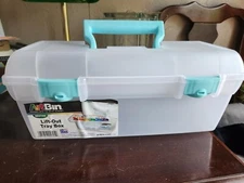 Essentials Lift-Out Tray Box, Portable Art & Craft Organizer  13 x 6 x 5.625 in