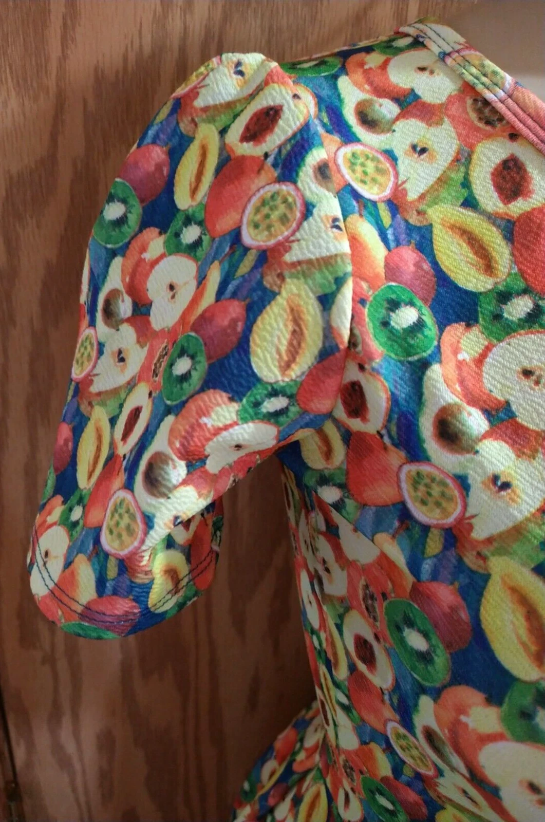 PALM ANGELS Abito Donna LuLaRoe Amelia Stampa Agrumi Stampa Maniche Puff XXS Tasche NUOVO Etichetta