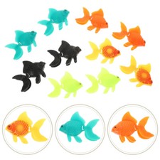 10PCS Fake Fish Lifelike Artificial Floating Fishes Ornament Decor for Fish Tank