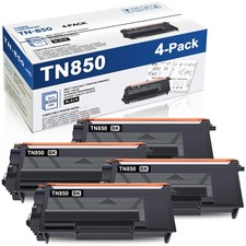 4 PACK TN850 Toner Cartridge Replacement for Brother TN 850 MFC-L5900DW Printer