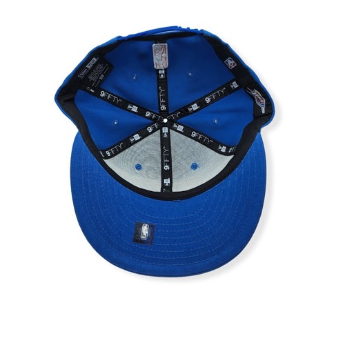 New Era Oklahoma City Thunder 9Fifty Threads XL Logo Adjustable Snapback Hat Cap - Picture 5 of 6